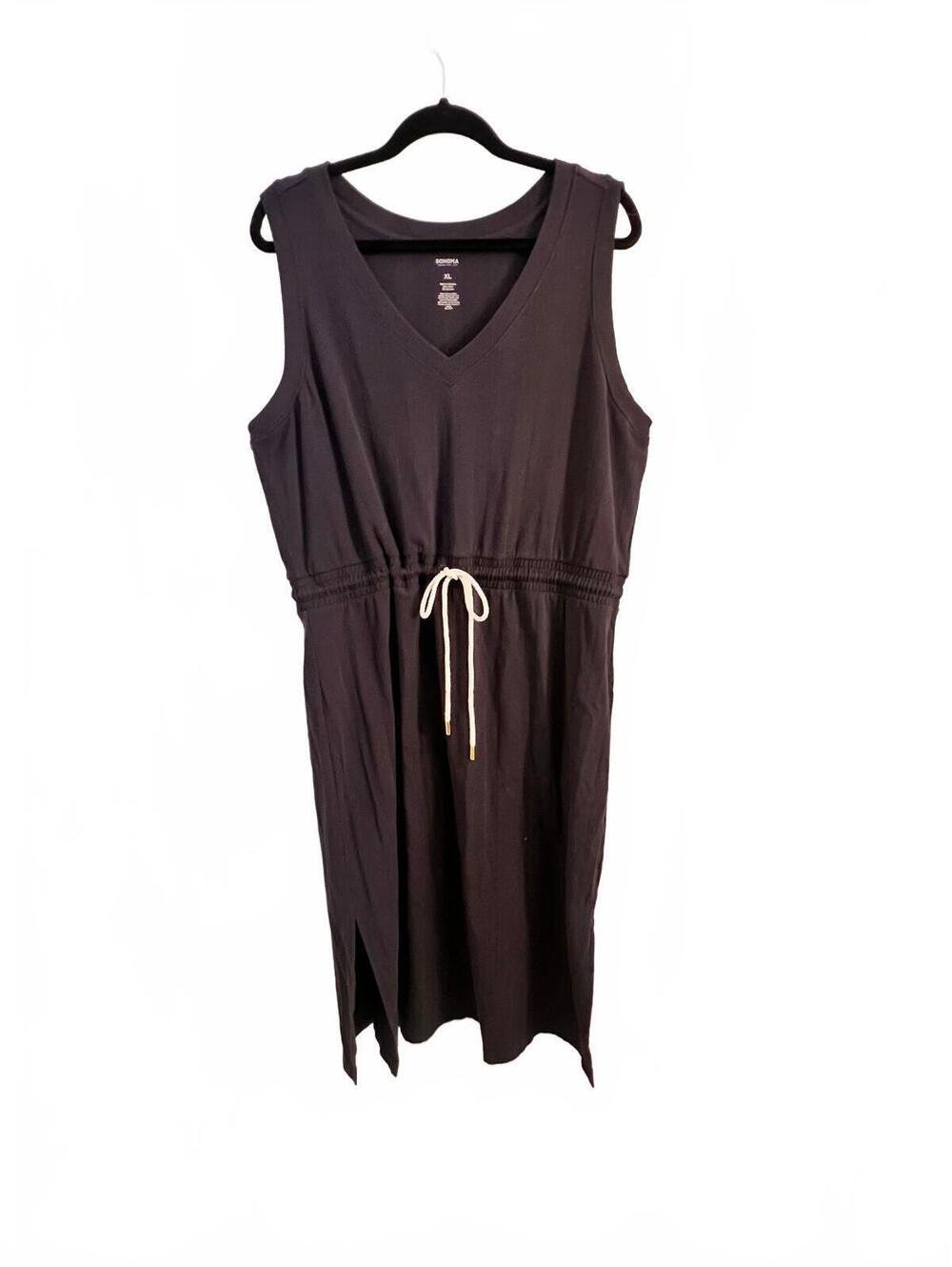 Sonoma Sleeveless V-Neck Drawstring Waist Dress XL